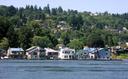 Riverside dock houses.